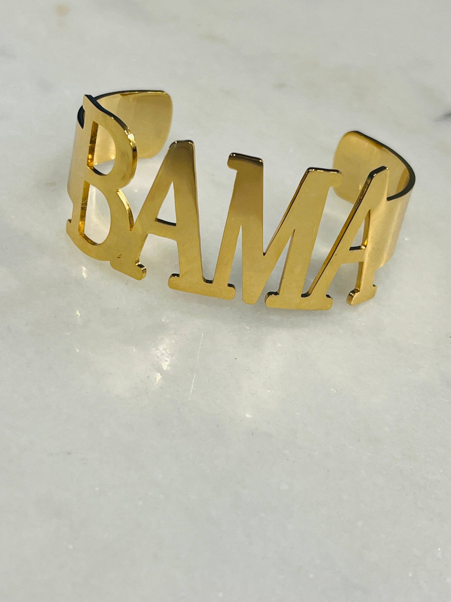 NEW! BAMA Bangle Bracelets Tarnish Resistant All Caps - Steele Sloan Designs
