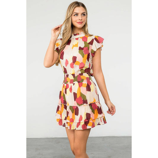 Spotted Multicolor Print Top ONLY 926 WEST