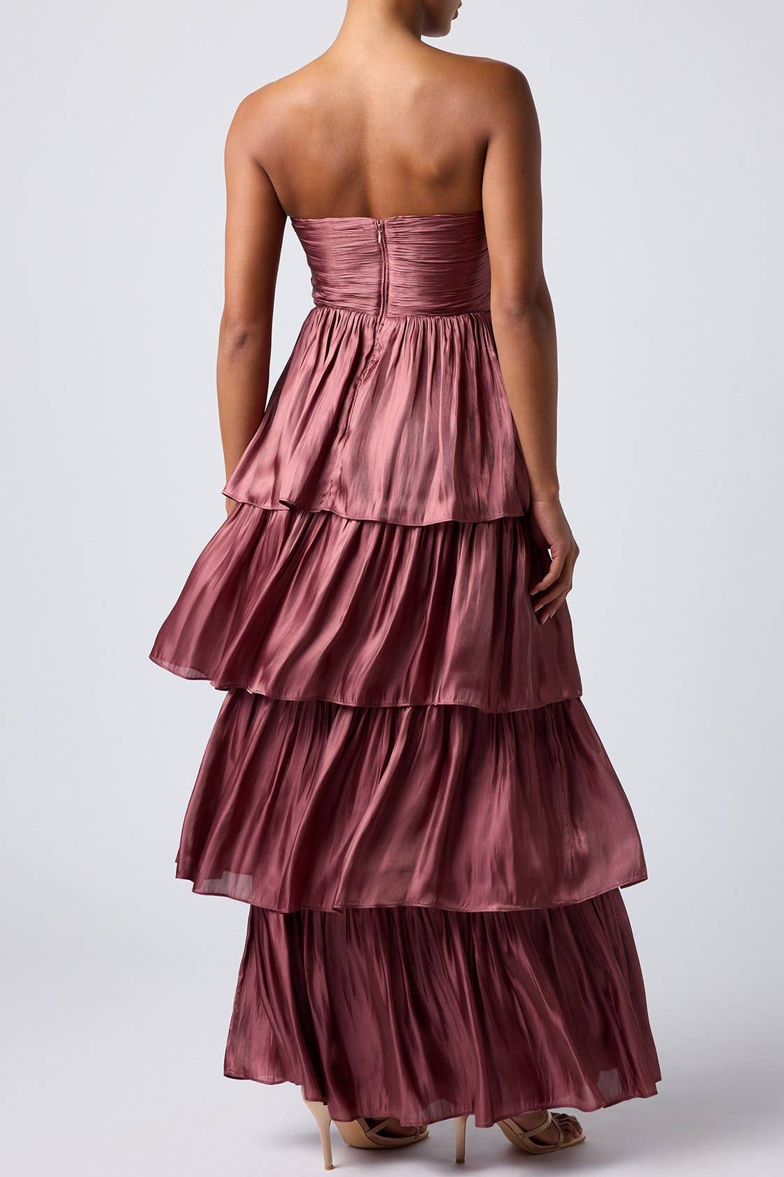 Lulus Bella Tiered Maxi Dress