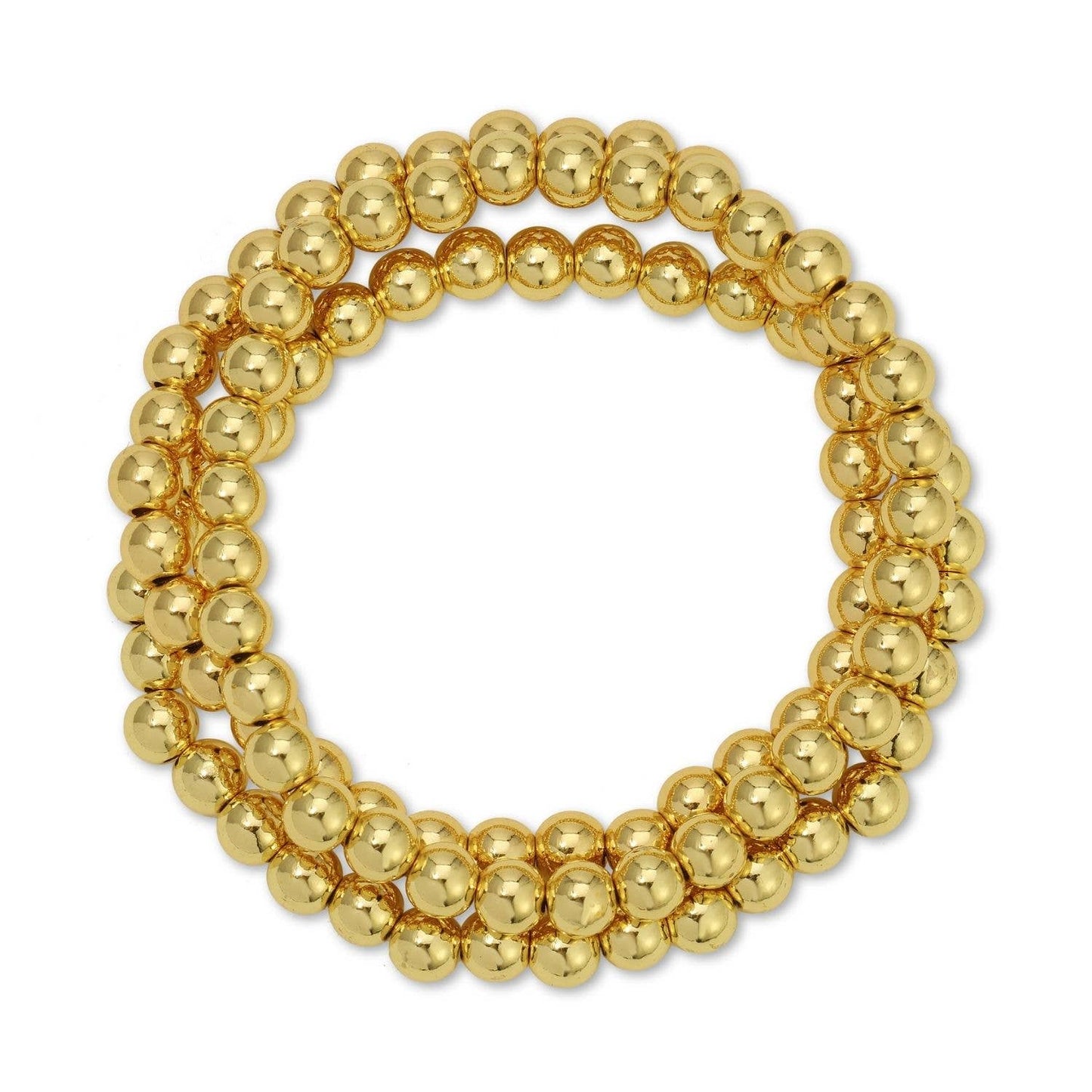 Splendid Iris -  6mm Beaded Bracelet B3286 - 926 West