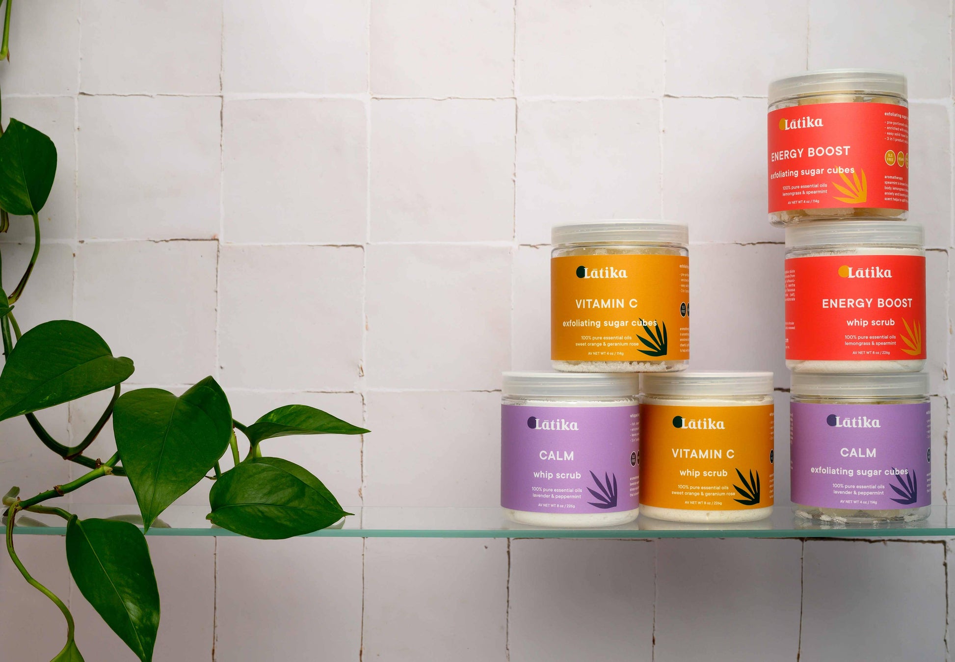 Sugar Scrub Cubes - ❤️ Energy Boost Latika Beauty