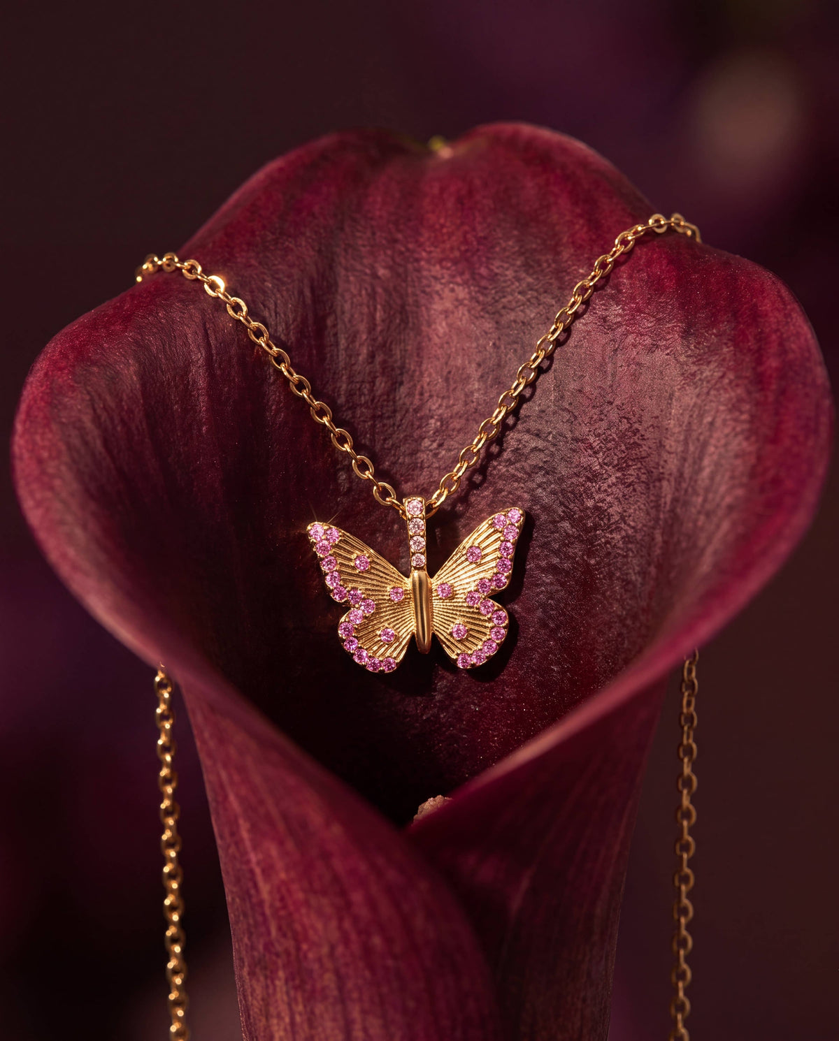 Alex & Ani October 'Serenity' Butterfly Birthstone Pendant