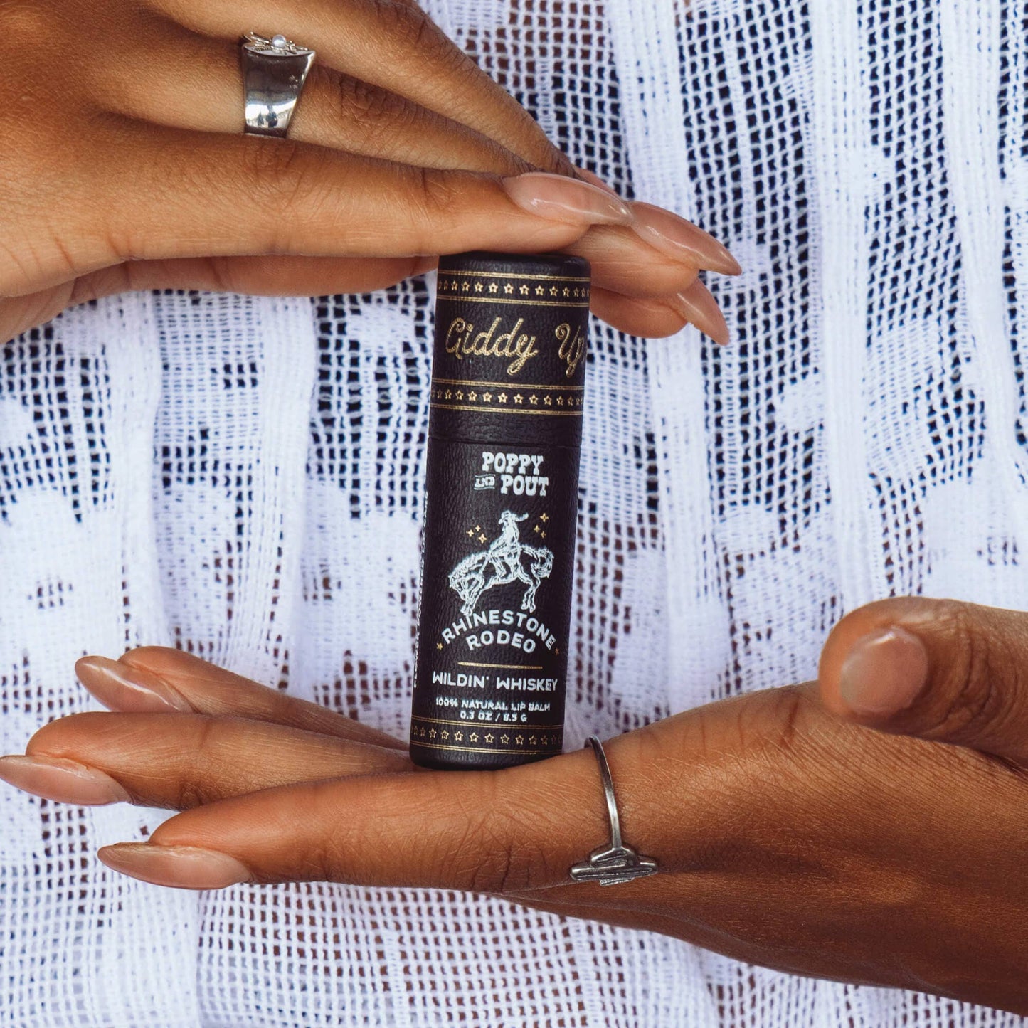 Lip Balm, Rhinestone Rodeo, Wildin' Whiskey Poppy & Pout