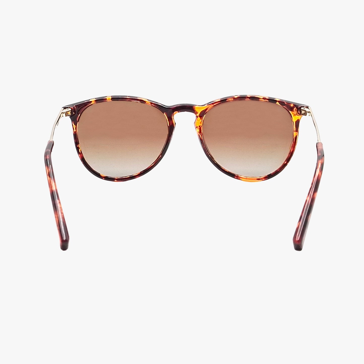Kohv - HALE CLASSIC TORTOISE Polarized Round Fashion Sunglasses - 926 West