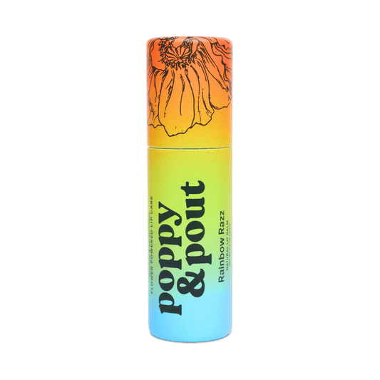 Poppy & Pout - Limited Edition, Lip Balm, Rainbow Razz