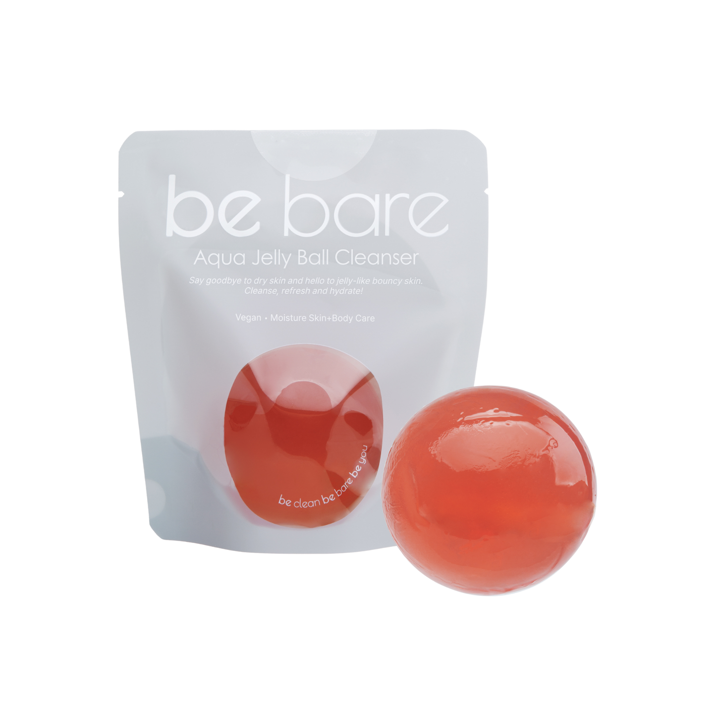 Be bare Exfoliating Aqua Jelly Ball Cleanser - Peachy Pink - 926 West