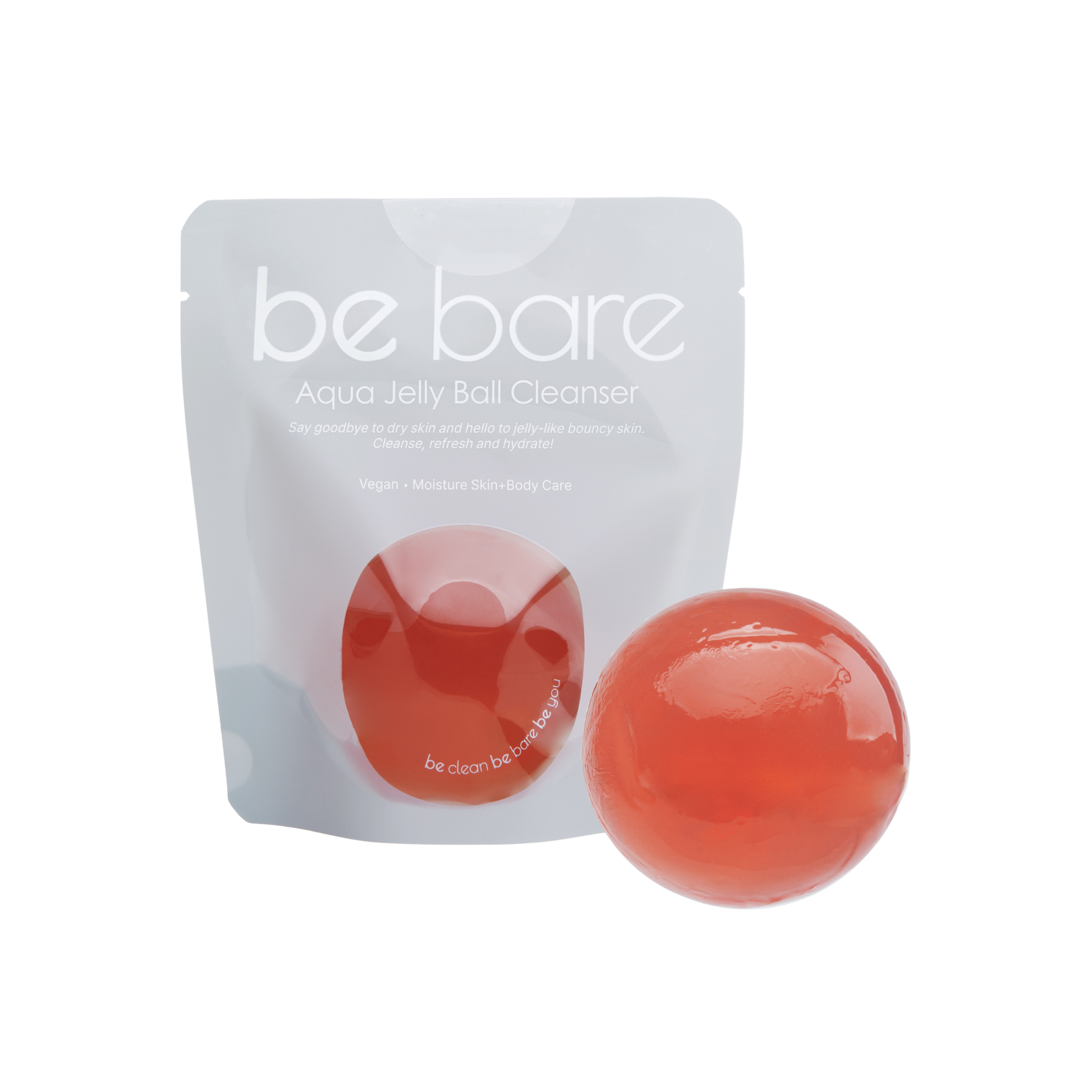 Be bare Exfoliating Aqua Jelly Ball Cleanser - Peachy Pink - 926 West