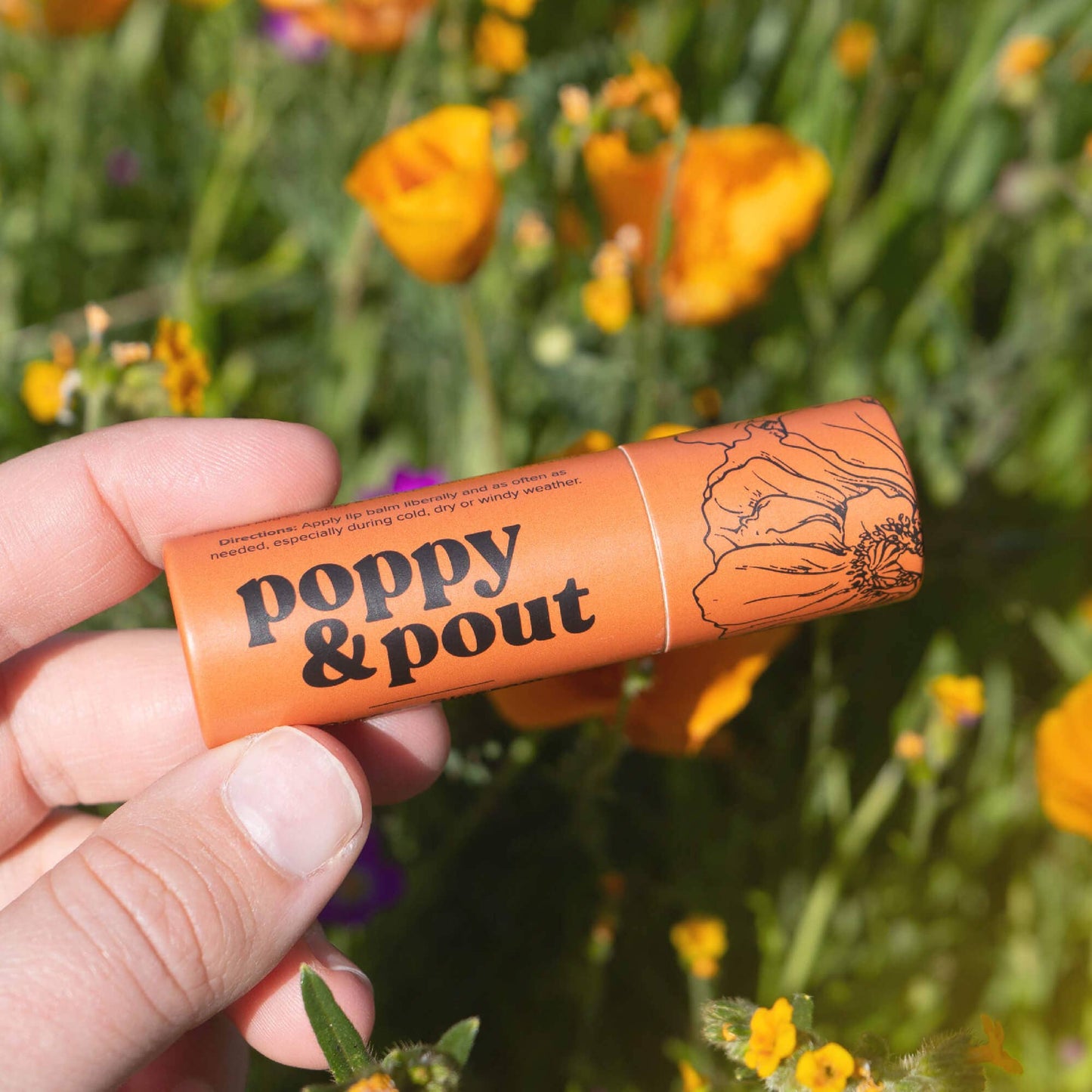 Poppy & Pout -Lip Balm, Orange Blossom