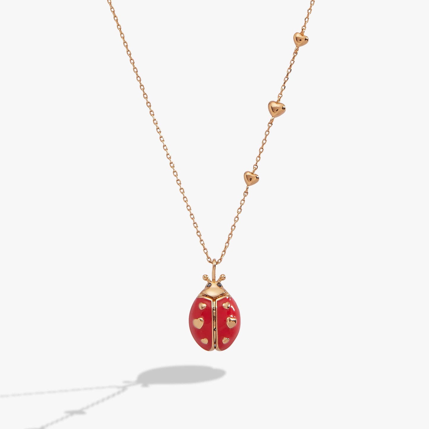 ALEX + ANI - 'Make Your Own Luck' Ladybug Locket Pendant