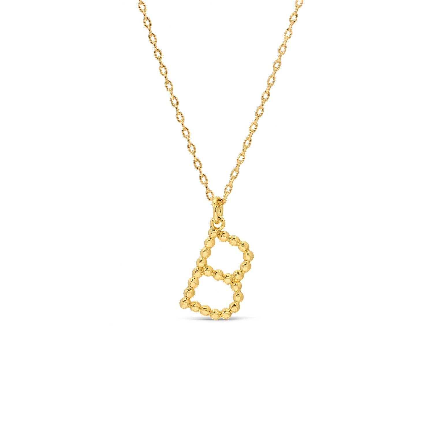 Splendid Iris - Delicate Initial Pendant - Assorted - 926 West