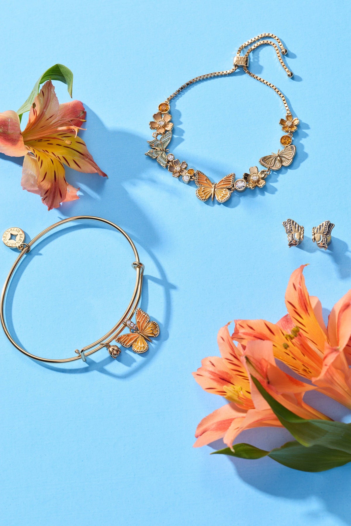 Alex & Ani New York Botanical Garden® Butterfly Earring