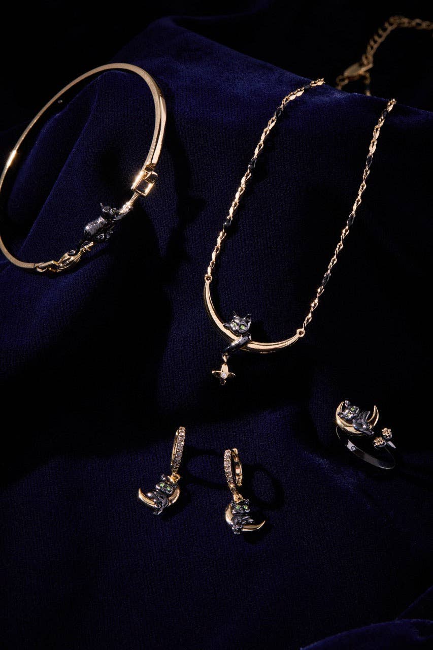 ALEX + ANI- Celestial Cat Inline Necklace - 926 West