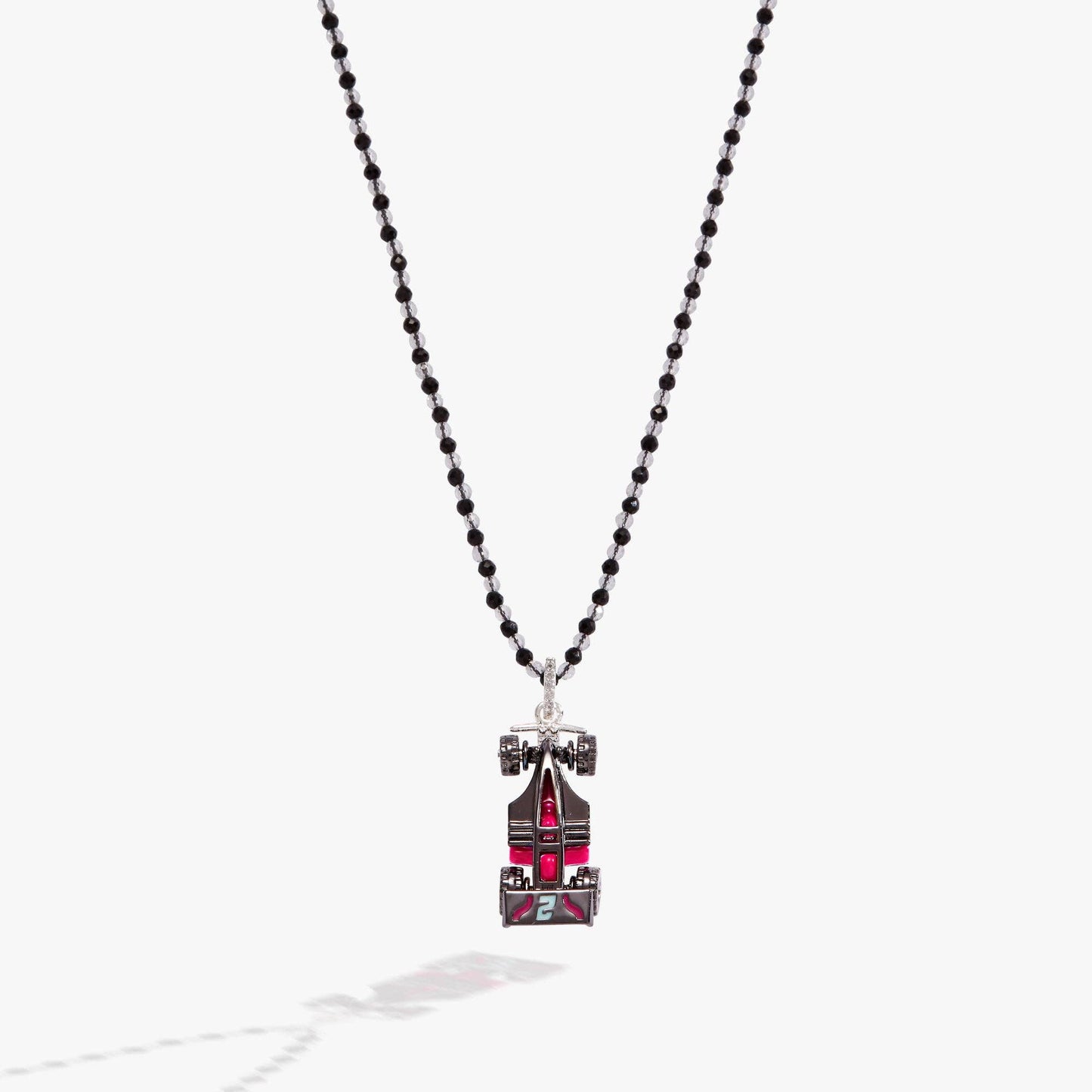ALEX + ANI - Hot Wheels™ Racecar Pendant Necklace