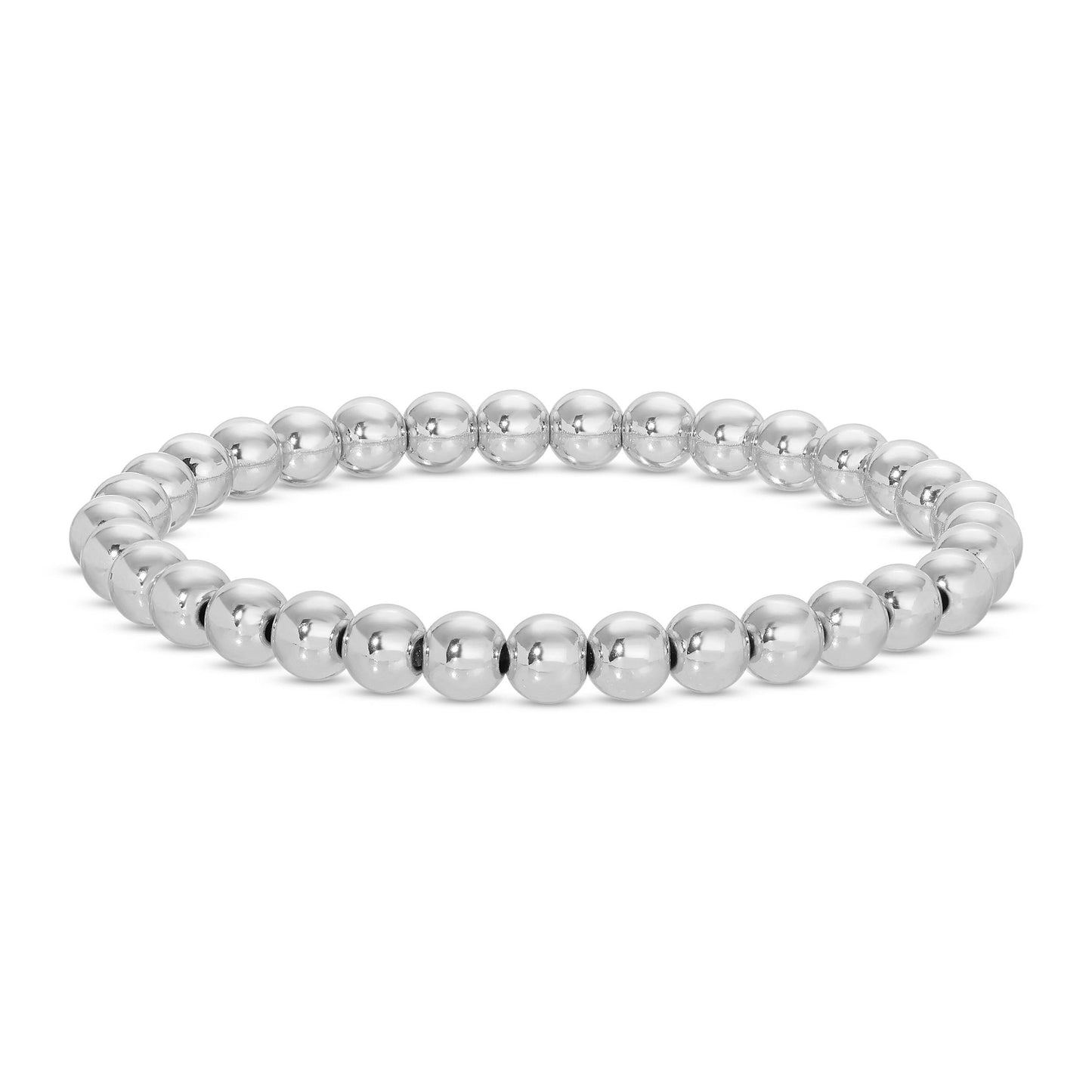 Splendid Iris -  6mm Beaded Bracelet B3286