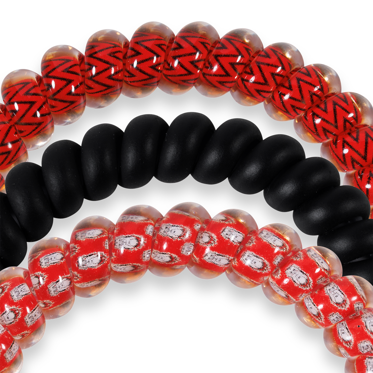 Spiral Hair Coils | Small | Go Dawgs! Hair Ties TELETIES