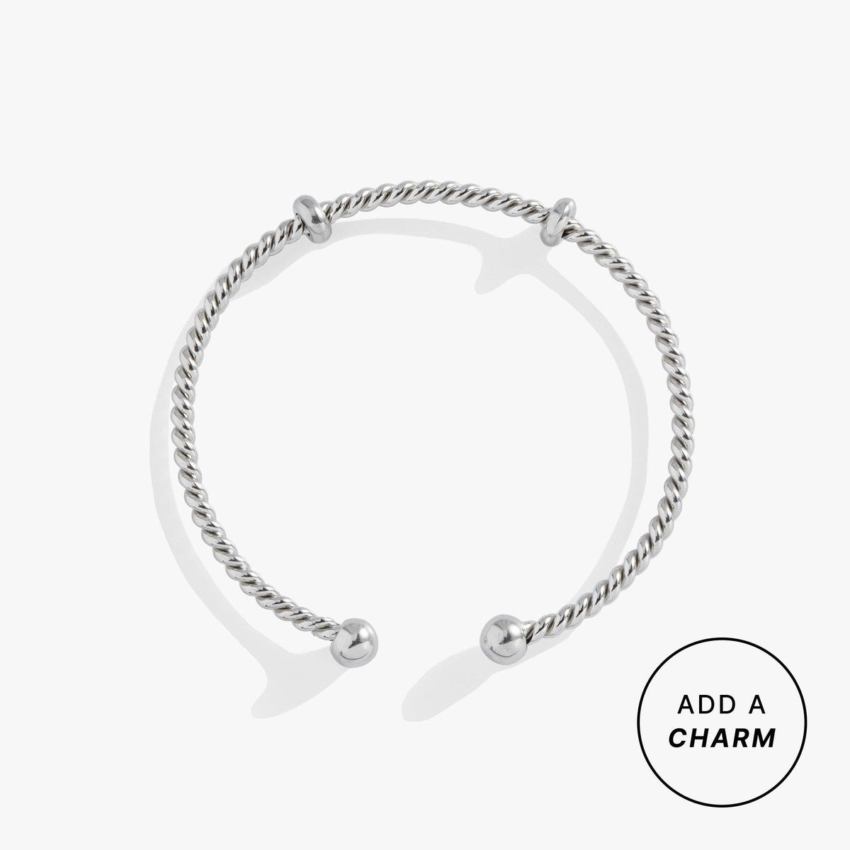 Alex & Ani French Rope Charm Bracelet Cuff
