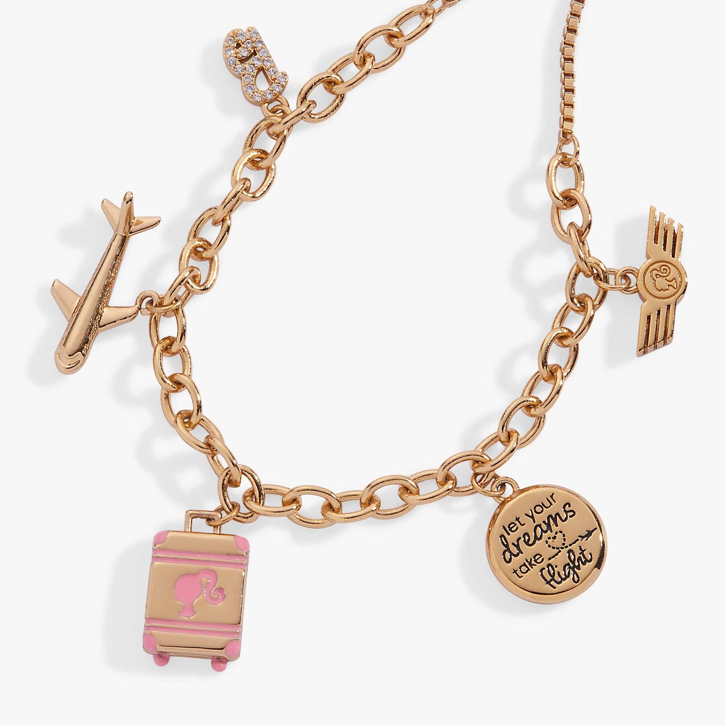 ALEX + ANI - Barbie™ Travel Bolo Bracelet