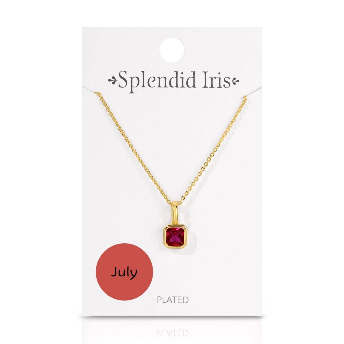 Assorted Birthstone Solitaire Necklaces