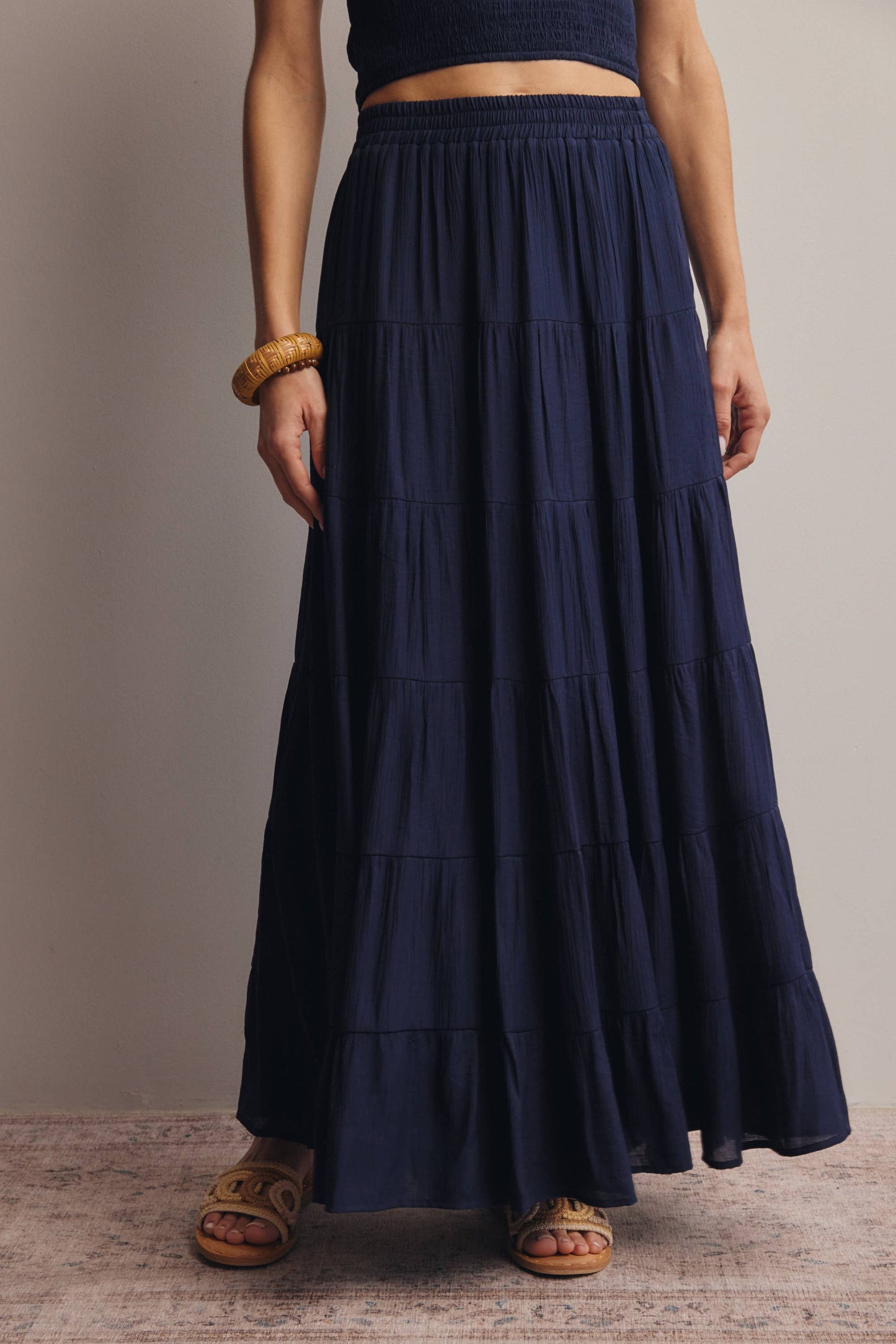Tiered Maxi Skirt FSK0015