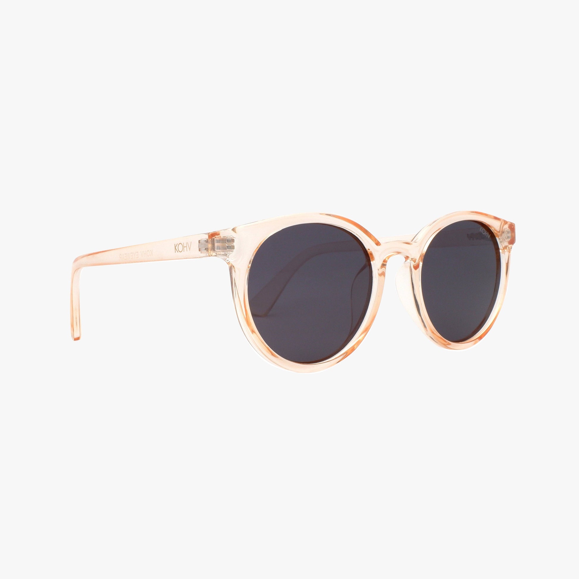 Kohv-HERON BLUSH Polarized Round Fashion Sunglasses - 926 West
