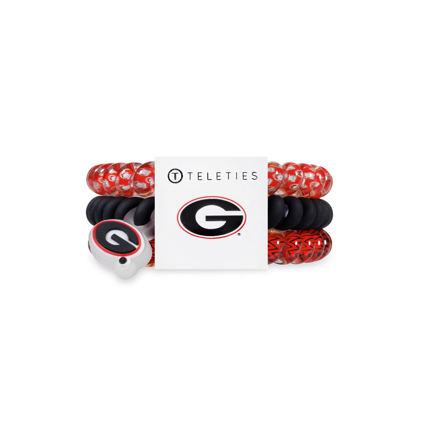 Spiral Hair Coils | Small | Go Dawgs! Hair Ties TELETIES