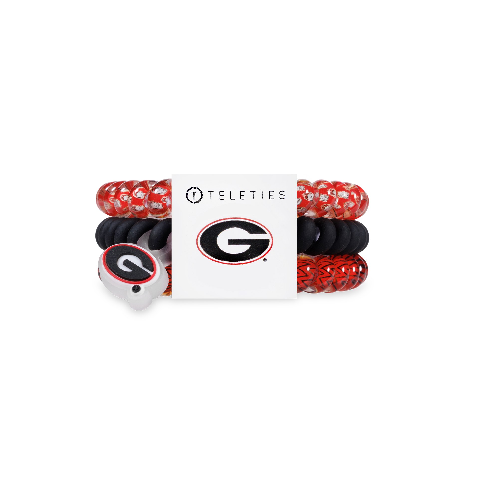 Spiral Hair Coils | Small | Go Dawgs! Hair Ties TELETIES