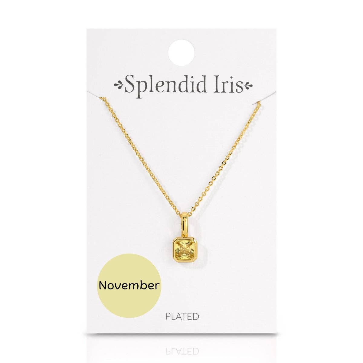 Assorted Birthstone Solitaire Necklaces