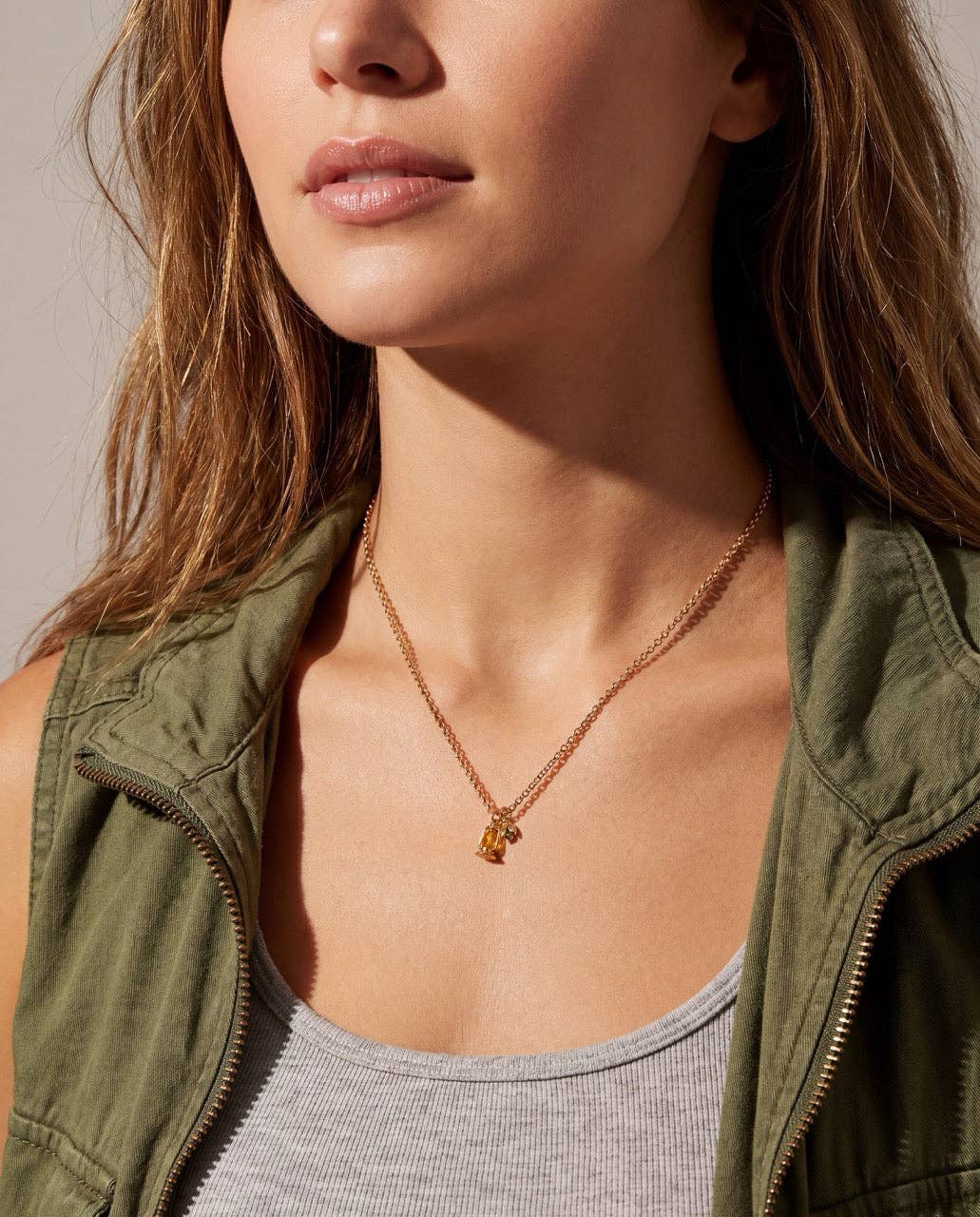 Alex & Ani Firefly Lantern Necklace