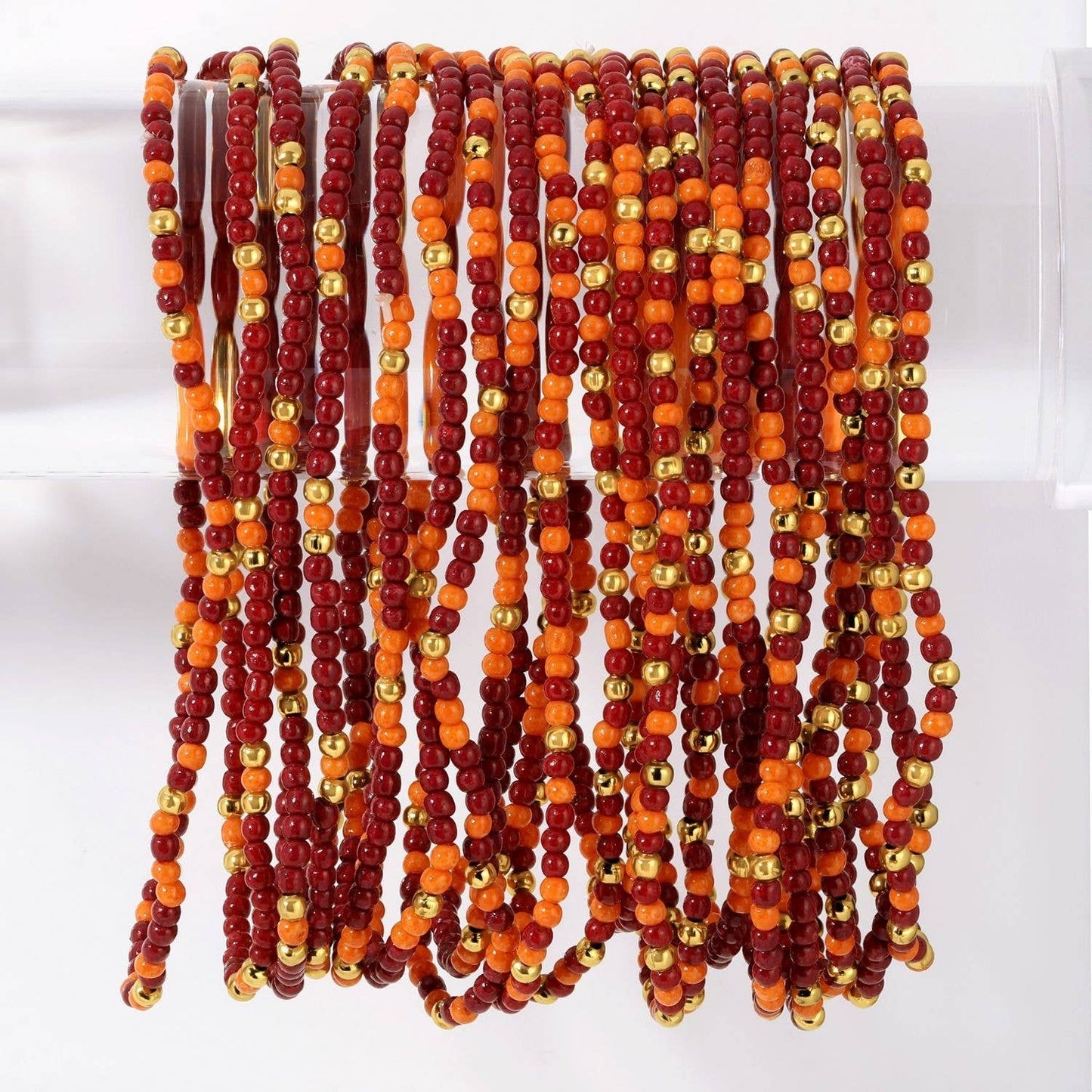 VR -Stretch Seed Bead GAME DAY Bracelets B14 - 926 West
