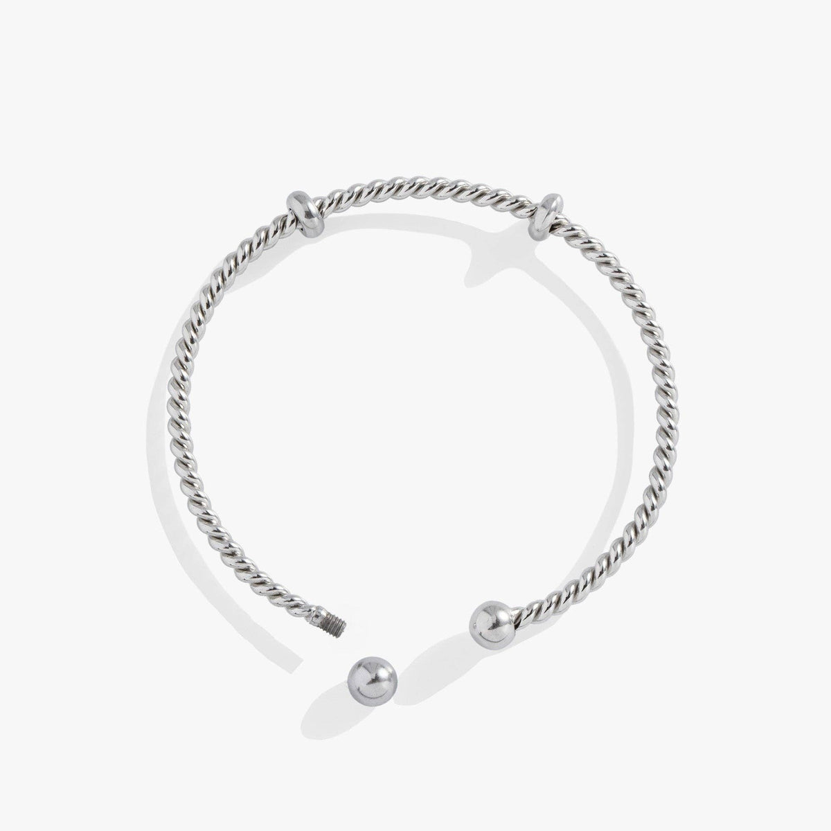 Alex & Ani French Rope Charm Bracelet Cuff
