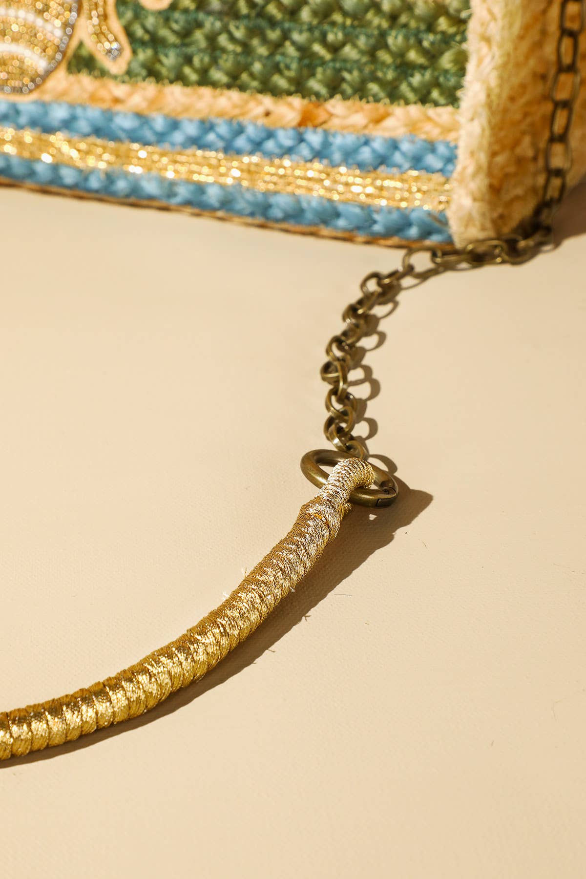 Azure-Bee Jute Tote Bag Urbanista