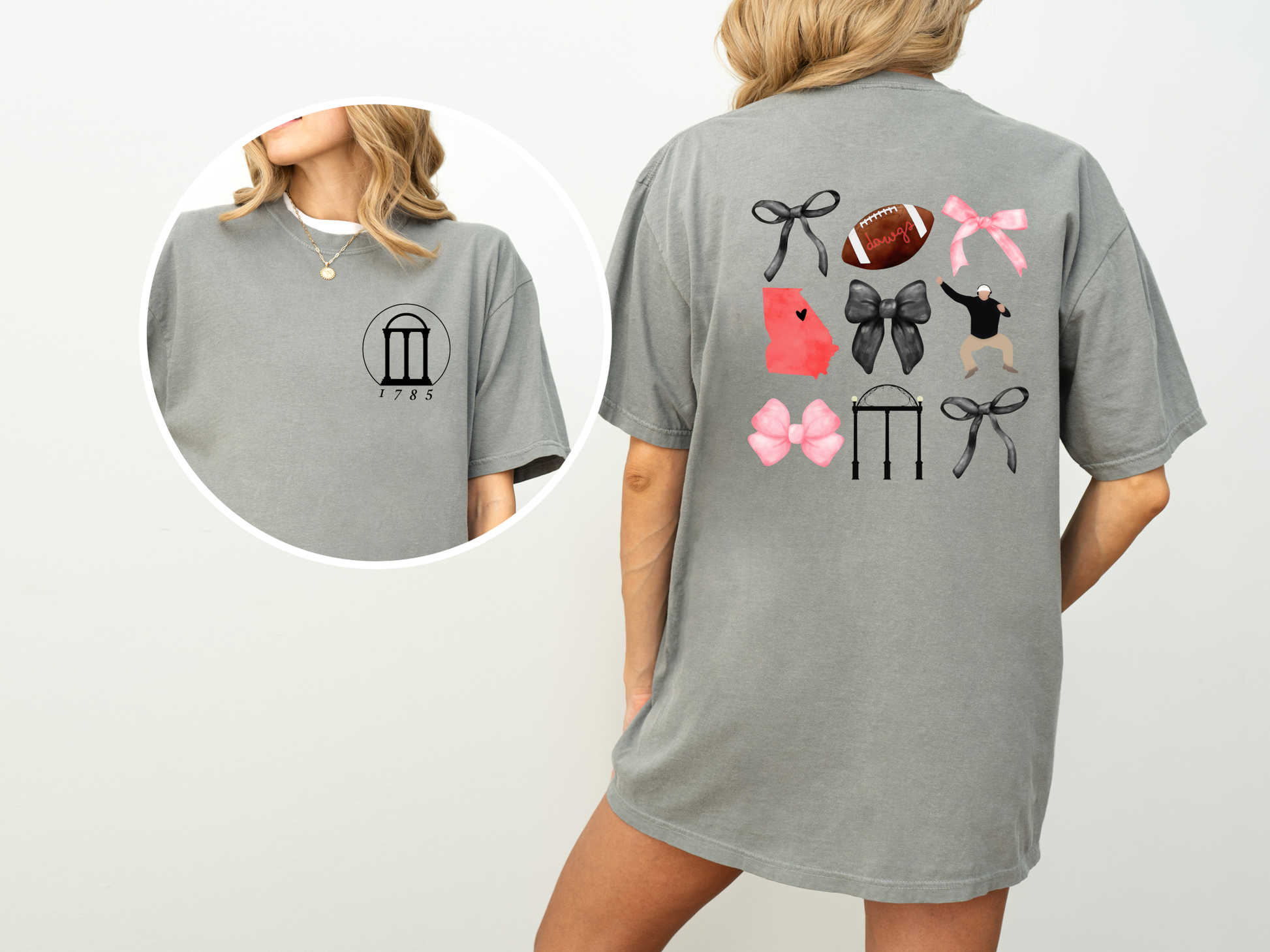 Georgia Coquette Back T Shirt 926 WEST