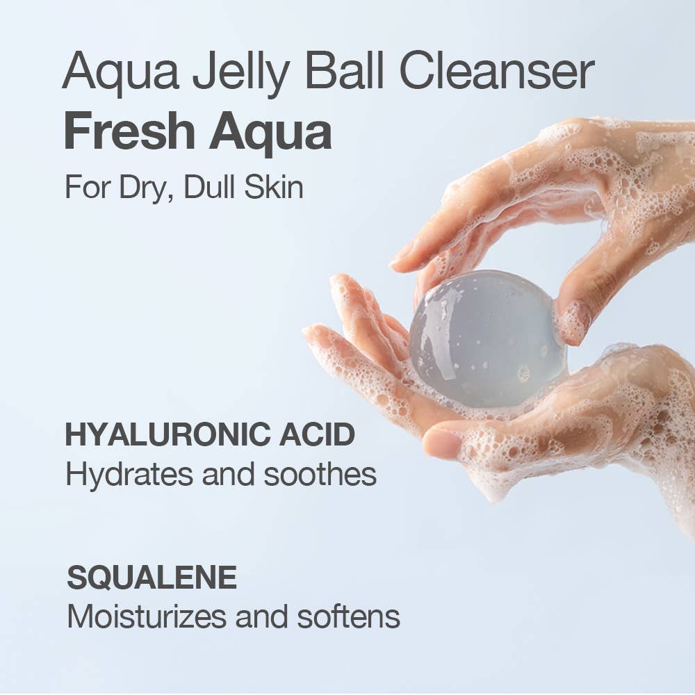 Be bare Hydrating Aqua Jelly Ball Cleanser - Fresh Aqua - 926 West