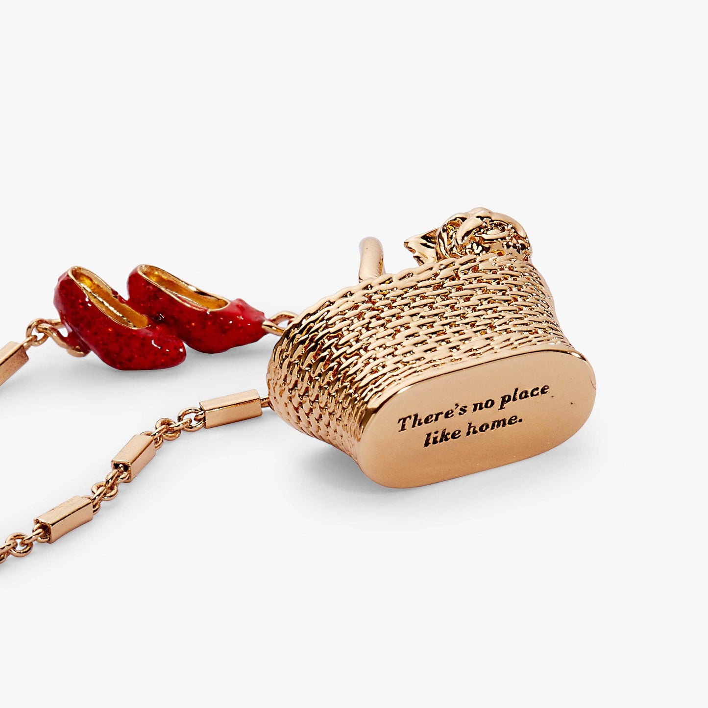ALEX + ANI - The Wizard of Oz™ Dorothy & Toto Basket Pendant