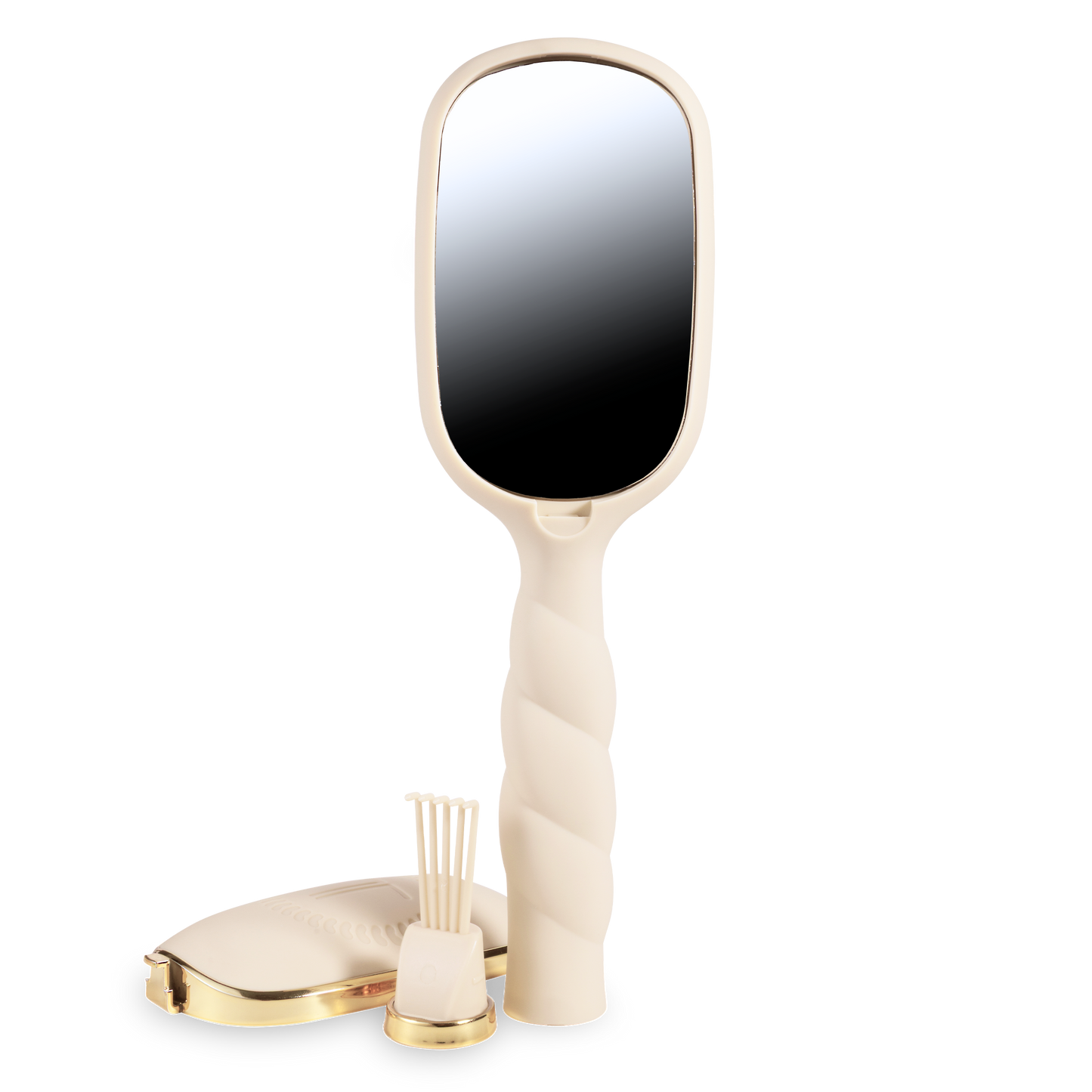 Teleties - Detangler Hair Brush for Medium Hair - Tan
