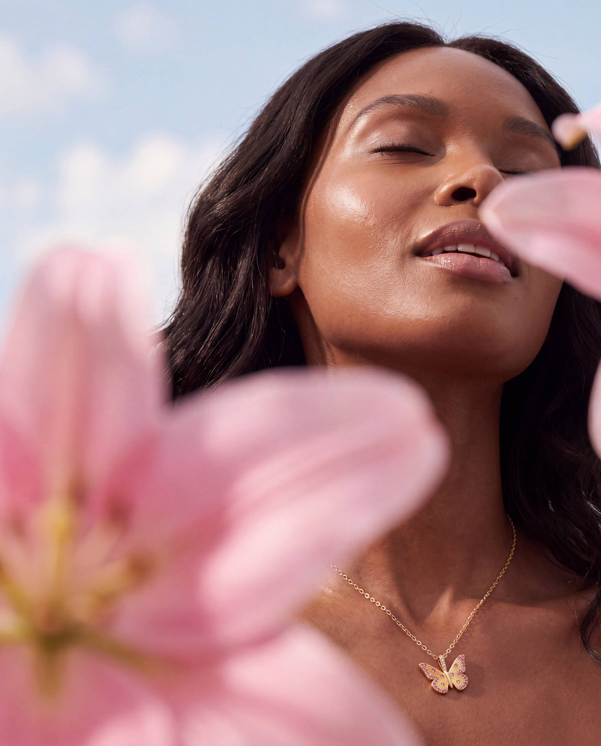 Alex & Ani October 'Serenity' Butterfly Birthstone Pendant