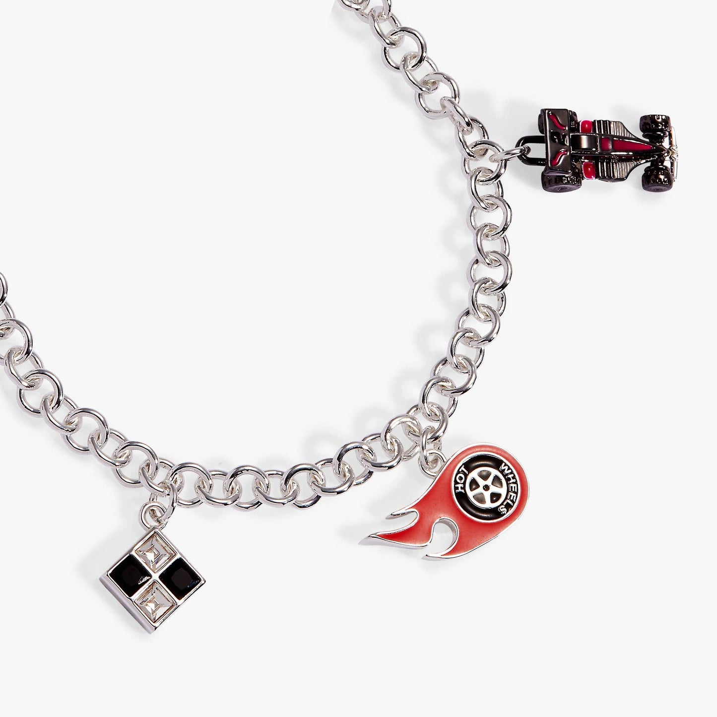 ALEX + ANI - Hot Wheels™ Racecar Toggle Charm Bracelet