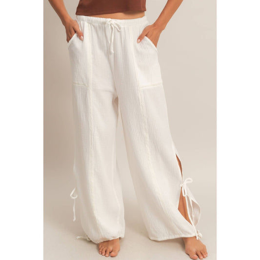 HYFVE - Gauze Drawstring Jogger Pants