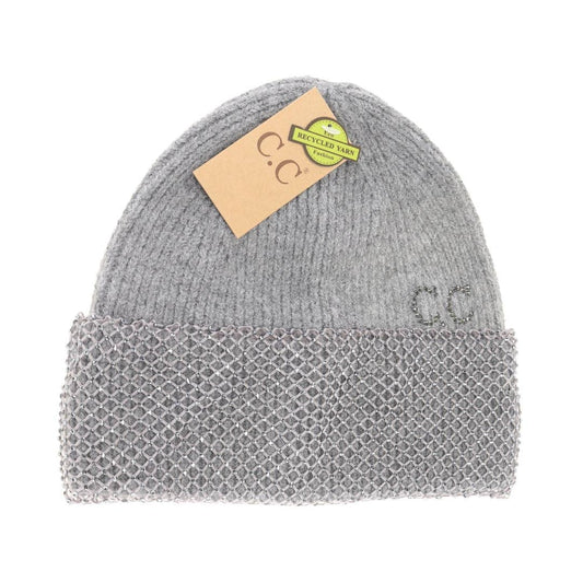 Rhinestone Net Cuff C.C Beanie HTE0013 C.C Beanie
