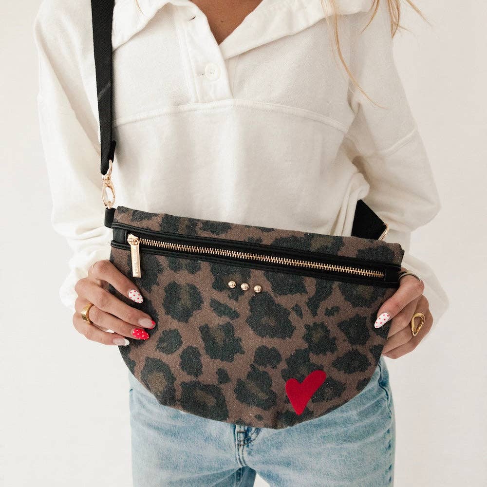 Colby Canvas Printed Bum Bag