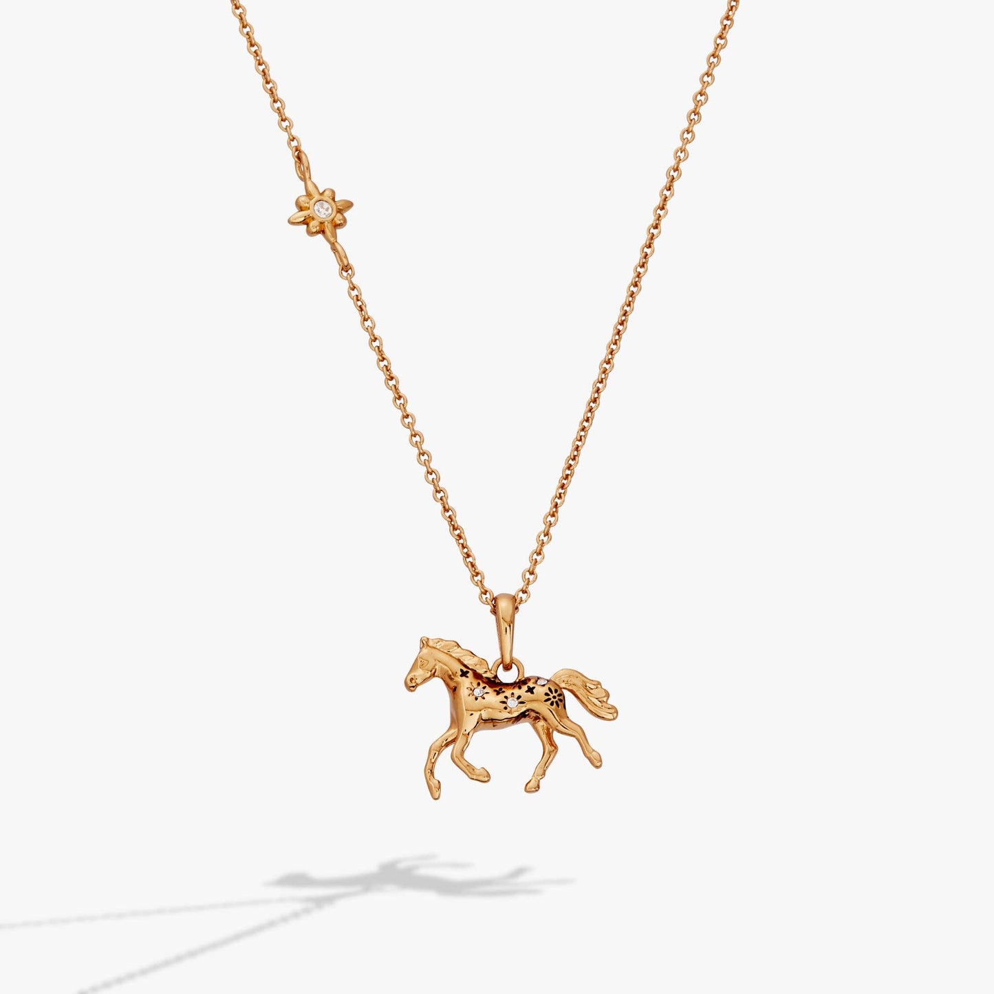 ALEX + ANI - Horse Pendant Necklace