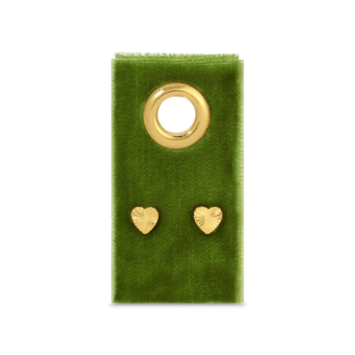 SPLENDID IRIS - Heart Burst Studs on Velvet Gift Tag - 926 West