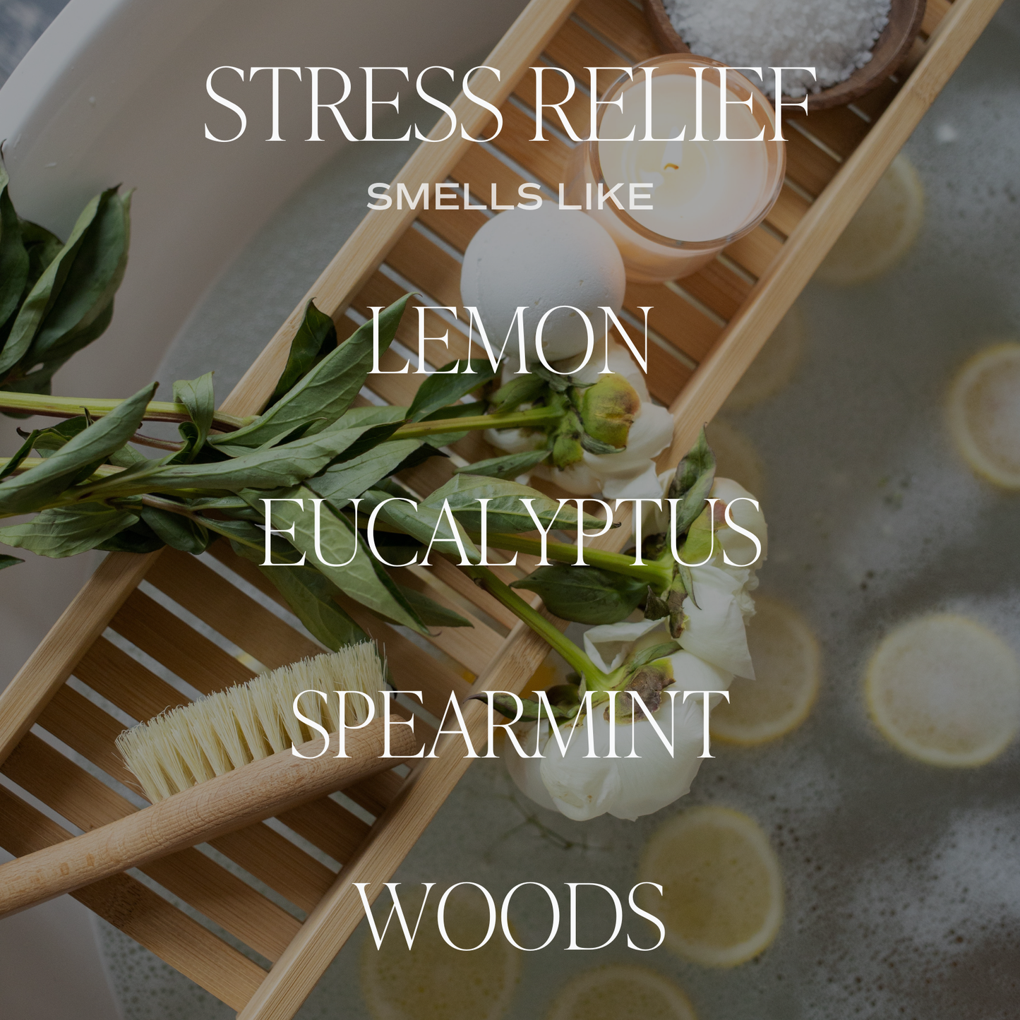 Stress Relief 11 oz Soy Candle - Home Decor & Gifts Sweet Water Decor