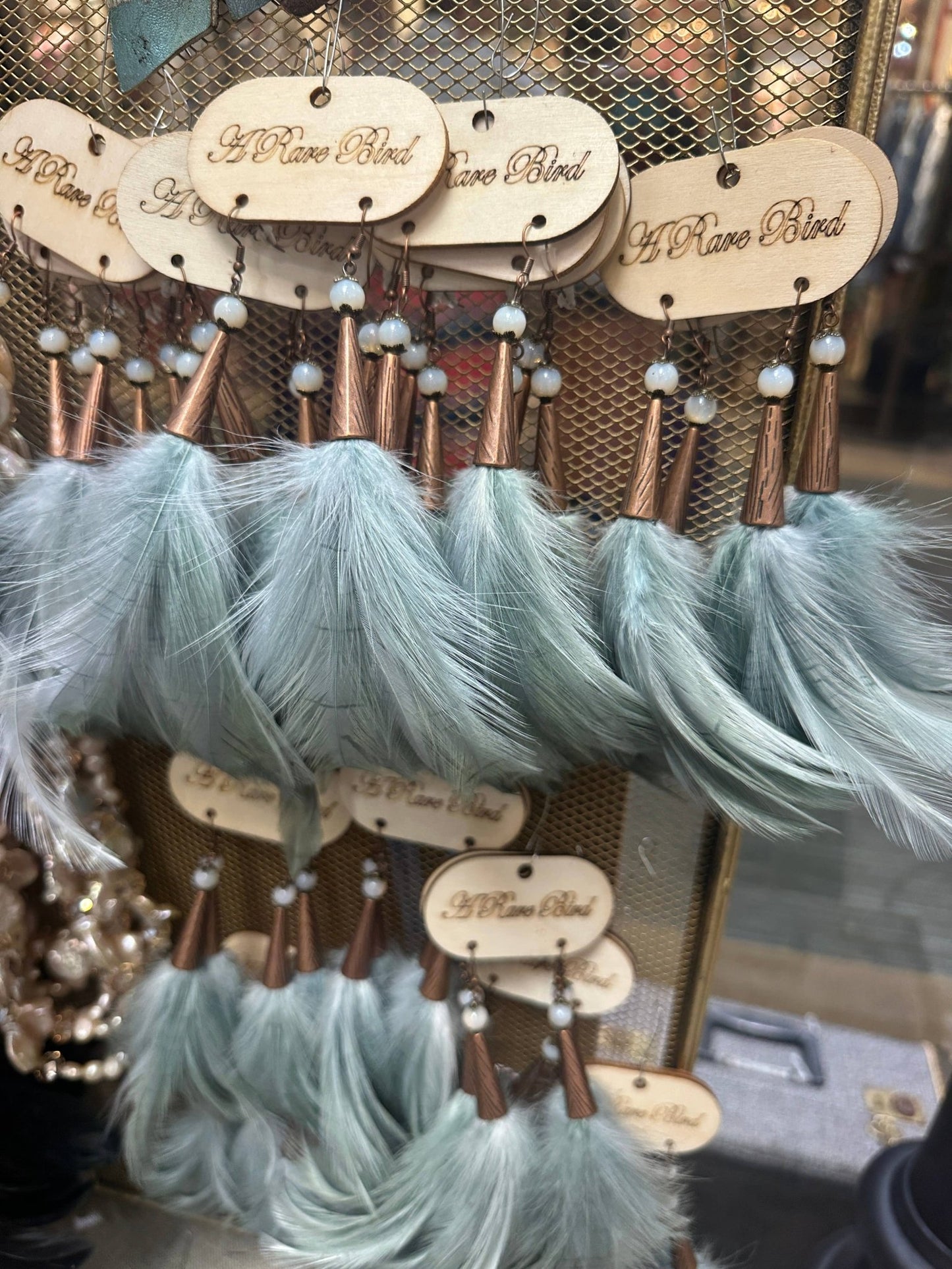 Feather your Nest Sage Earrings - 926 West