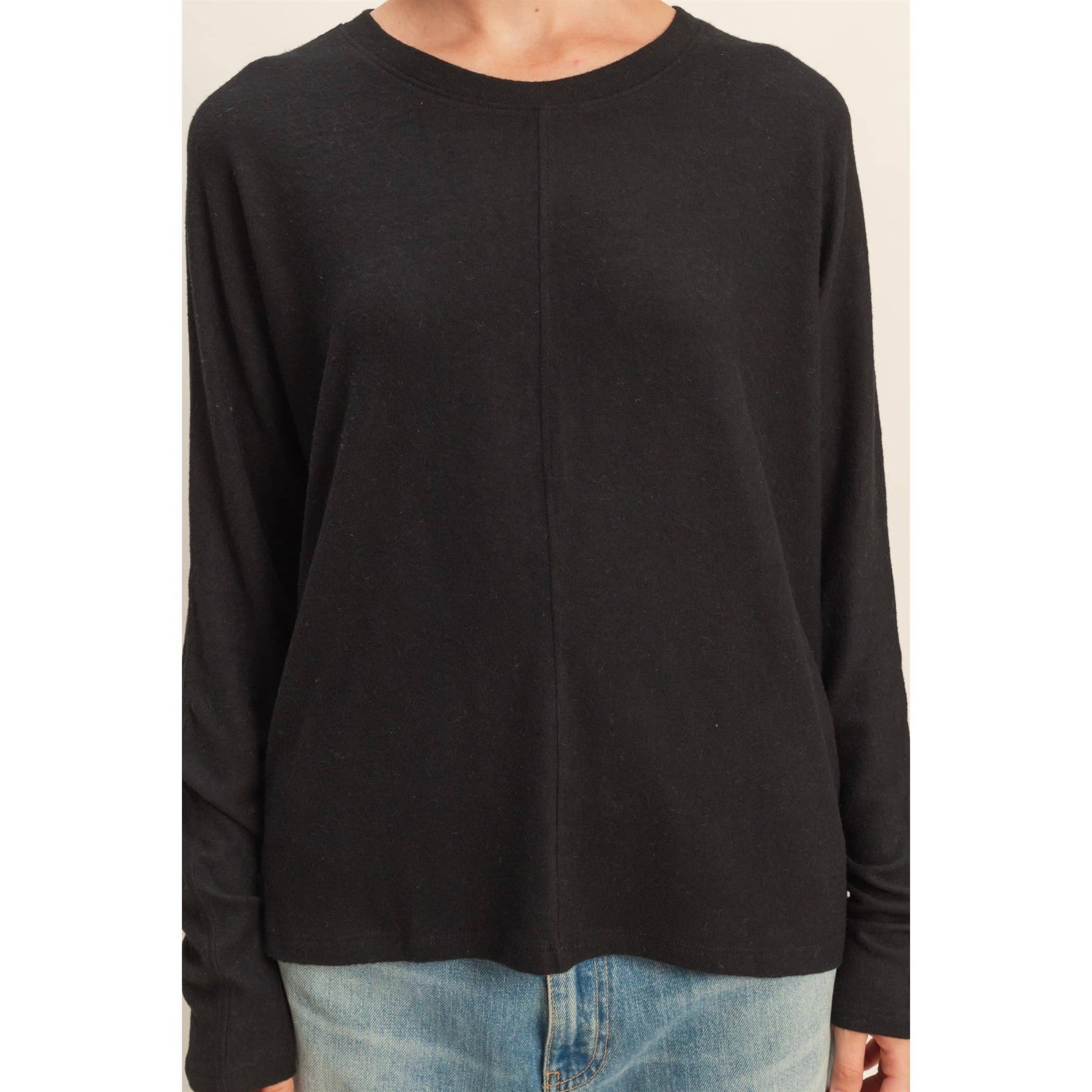 Center Seam Long Sleeve Top HYFVE
