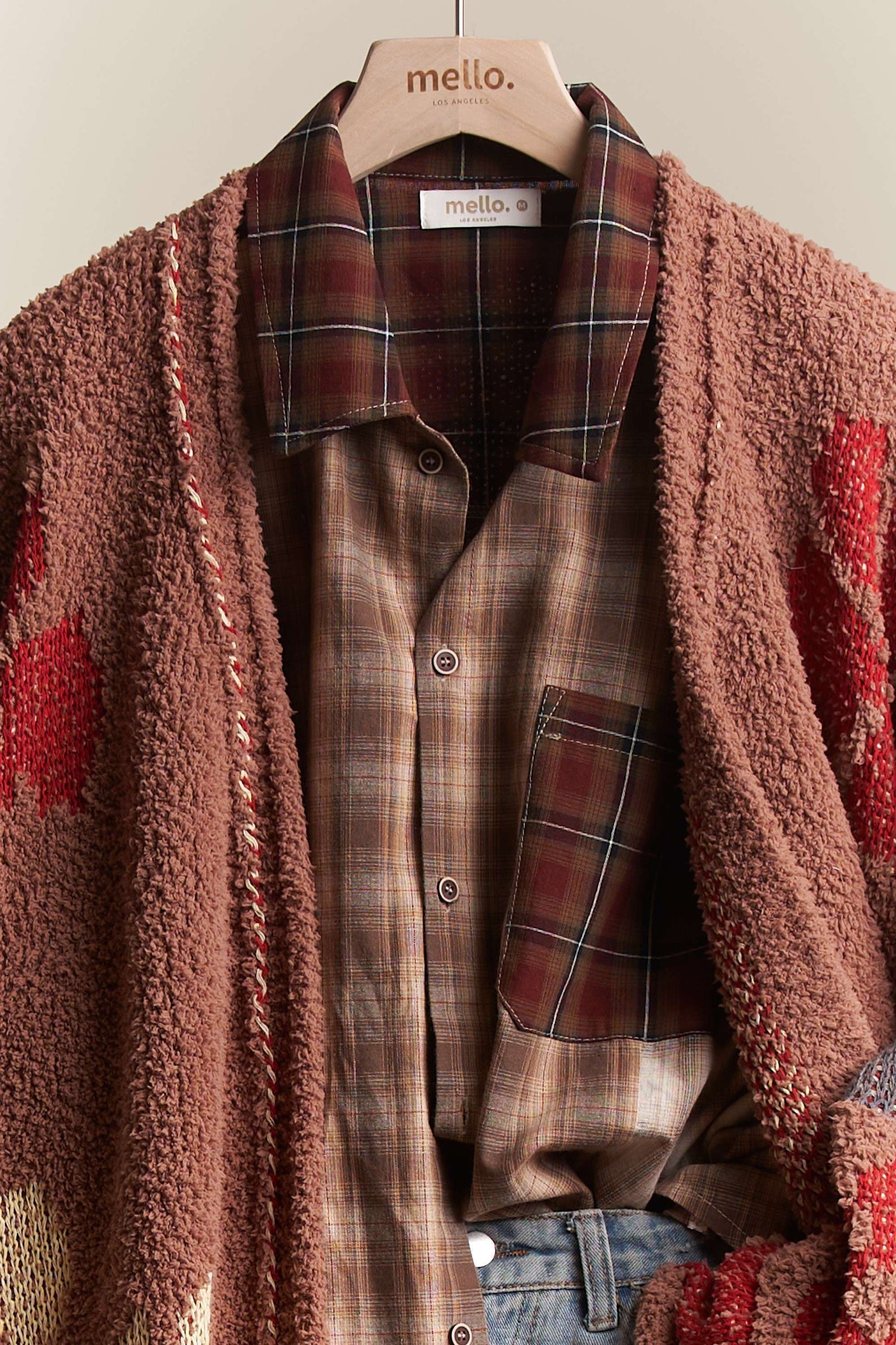 Daisy Oversize Terry Knit Cardigan Mello.