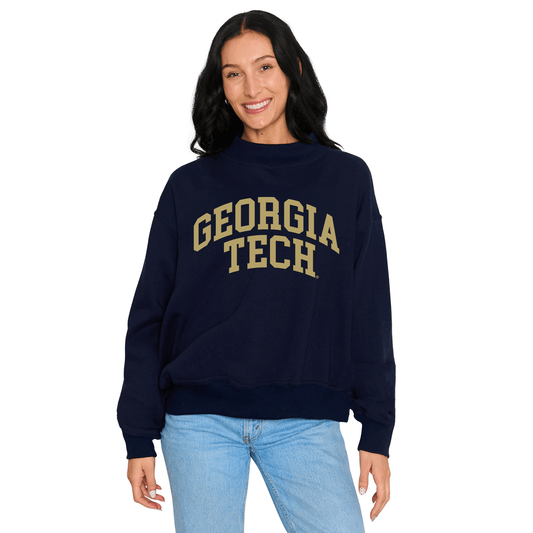 Georgia Tech Mock Neck Sweatshirt - 926 West