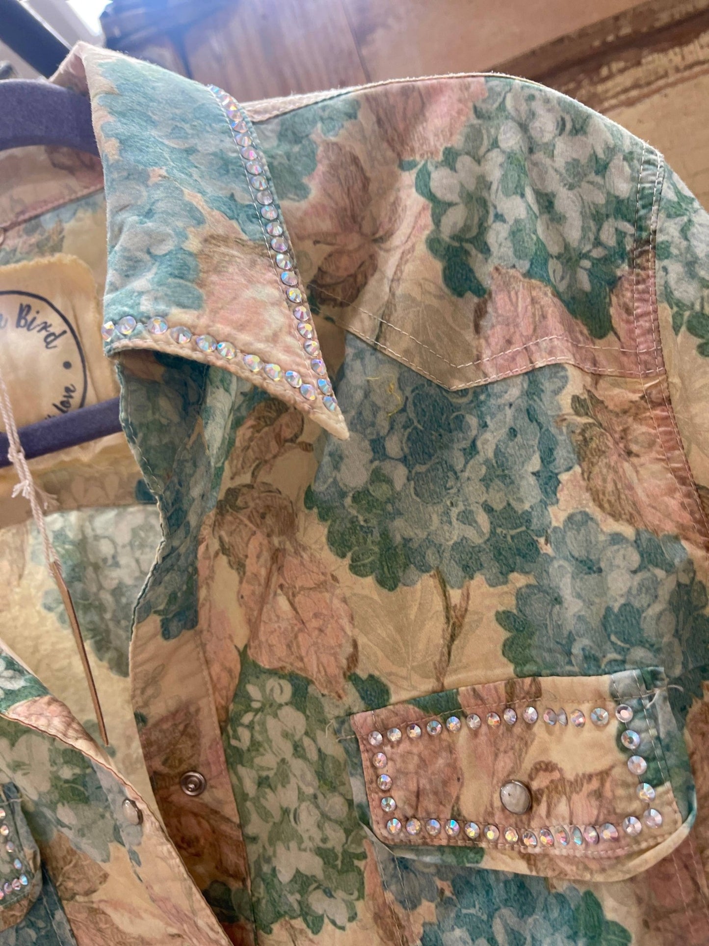 Hydrangea Snap Front Dress Tunic - 926 West