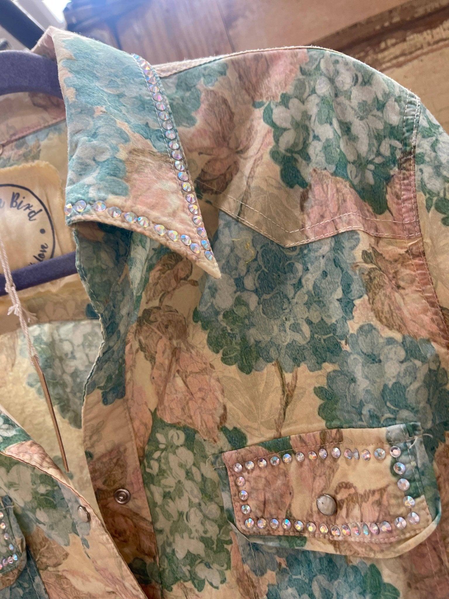 Hydrangea Snap Front Dress Tunic - 926 West