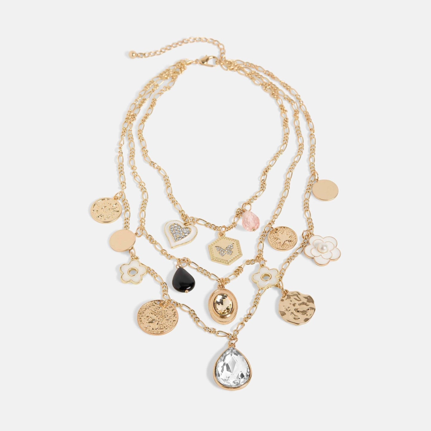 Layered Charm Necklace - 926 West